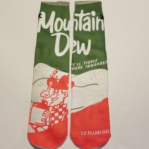 Pepsi Accessories - Mountain Dew Socks Pepsi Accessories - Mountain Dew Socks